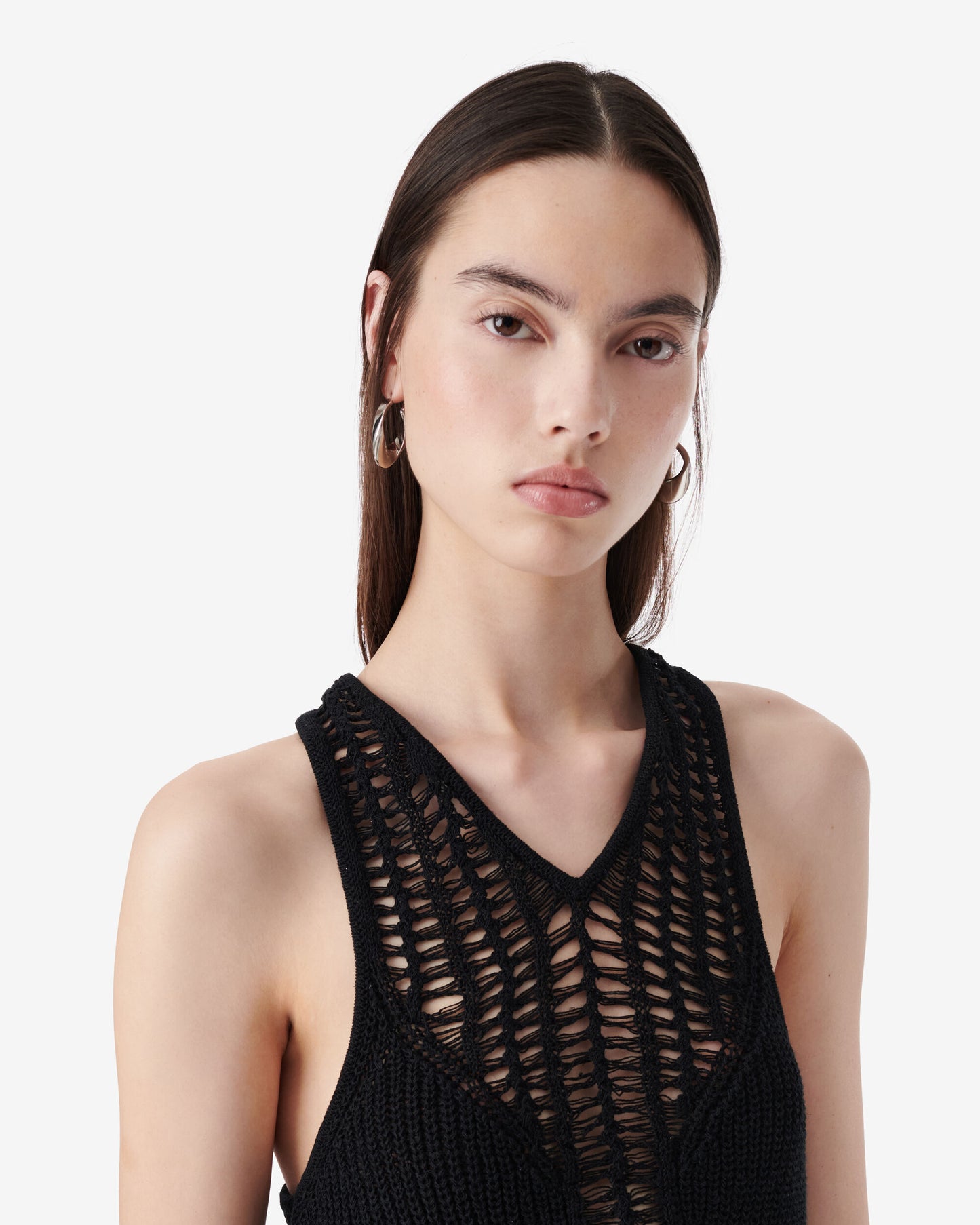 POPPY KNIT TOP - BLACK