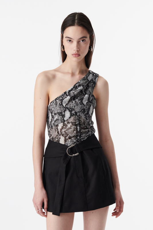 AKIA TOP - WHITE/BLACK/SILVER