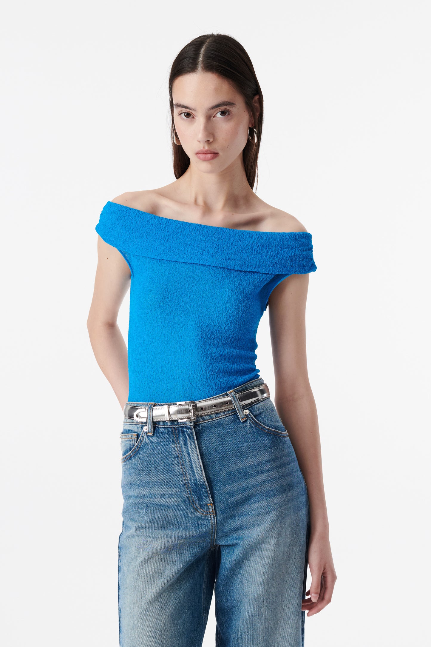 REMMY TOP - ACID BLUE