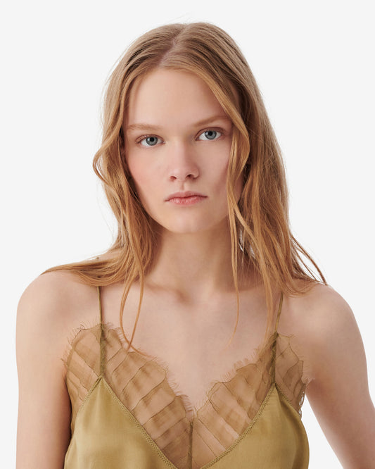 BERWYN TOP - BROWN KAKI