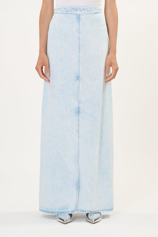 CAROLIA SKIRT - LIGHT BLUE DENIM