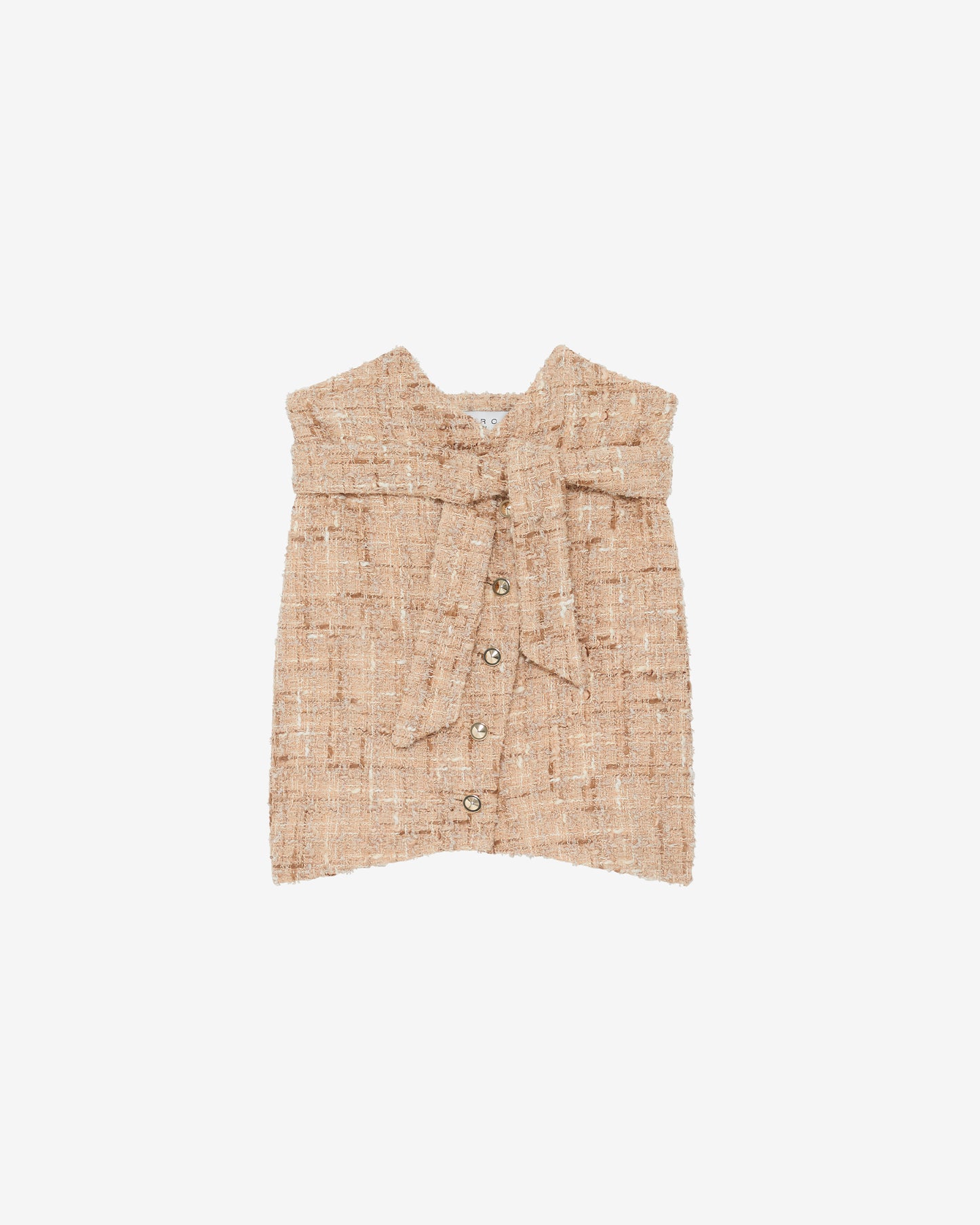 TOMIA MINI SKIRT - MIXED BEIGE