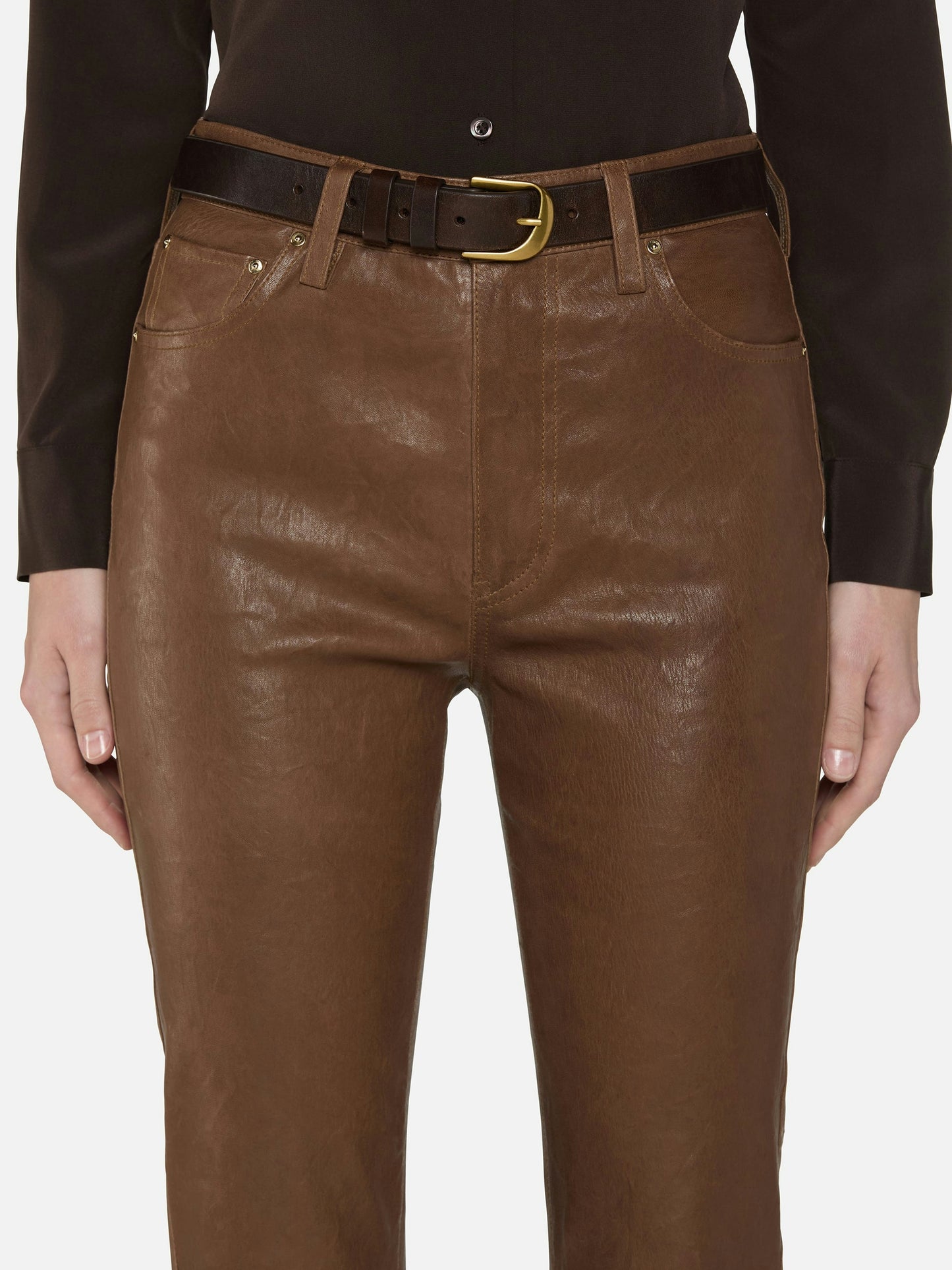 THE LEATHER REBOOT CROP - CEDAR