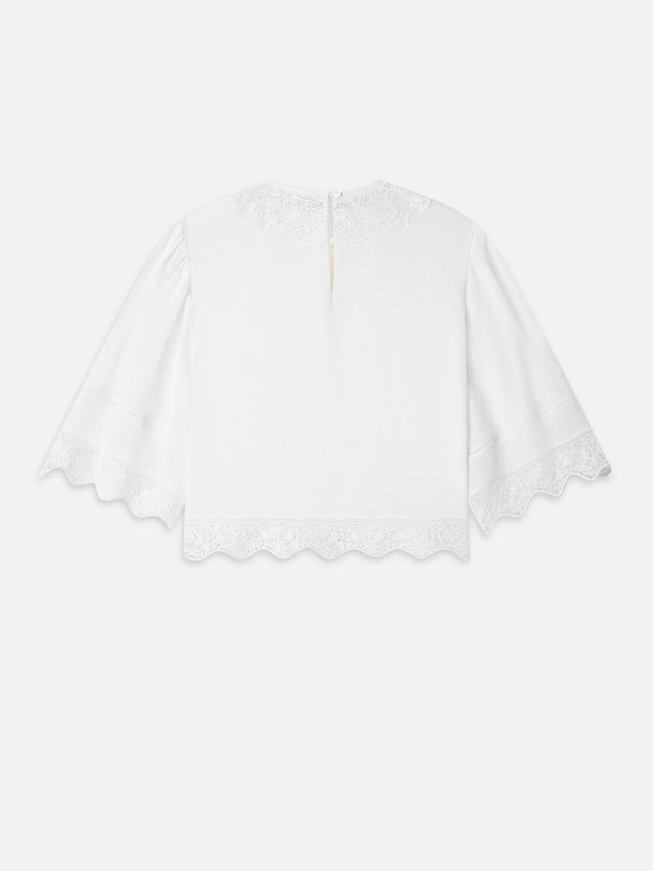 EMBROIDED TOP - WHITE