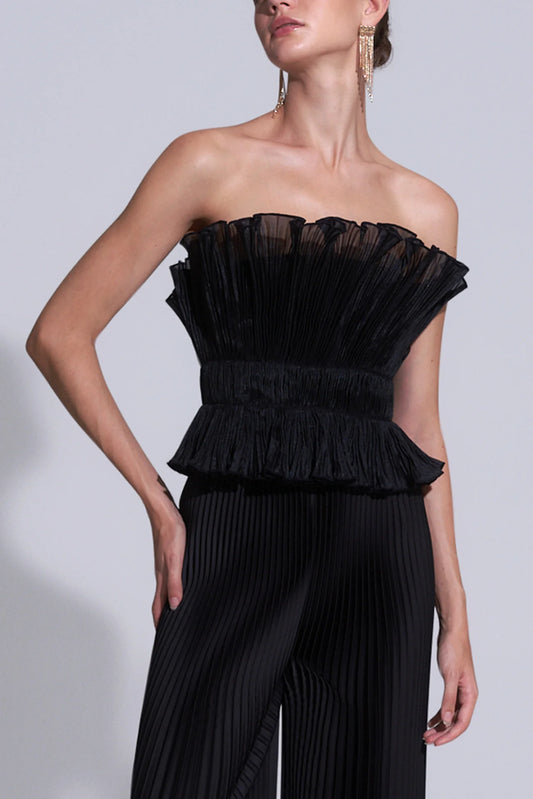 *PREORDER* MASQUERADE TOP - NOIR