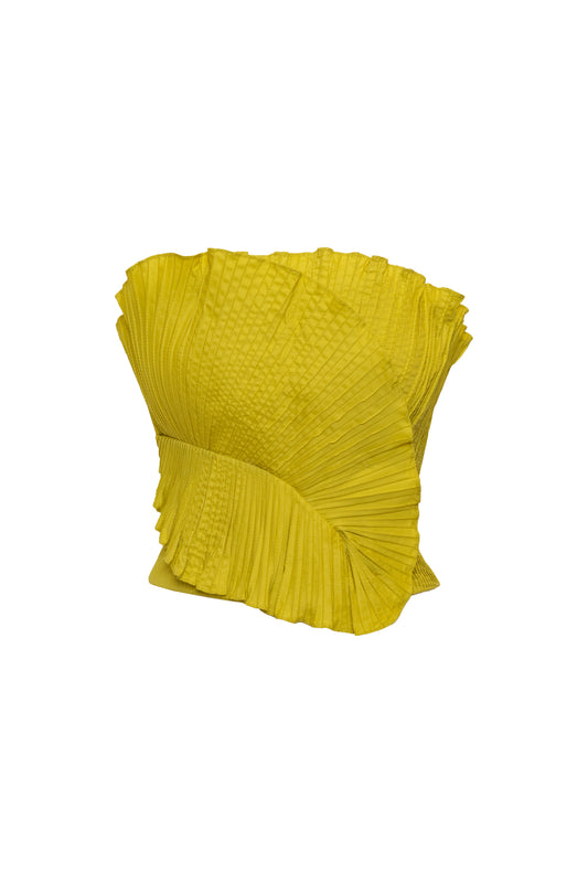 *PREORDER* TRADICION PLEATED TOP - LIME