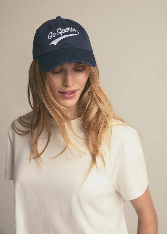 GO SPORTS HAT -  TRUE NAVY/WHITE