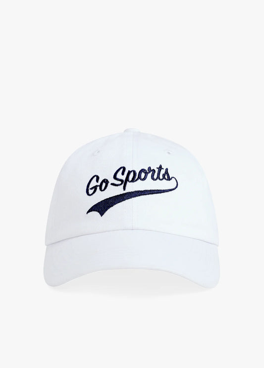 GO SPORTS HAT - WHITE/NAVY