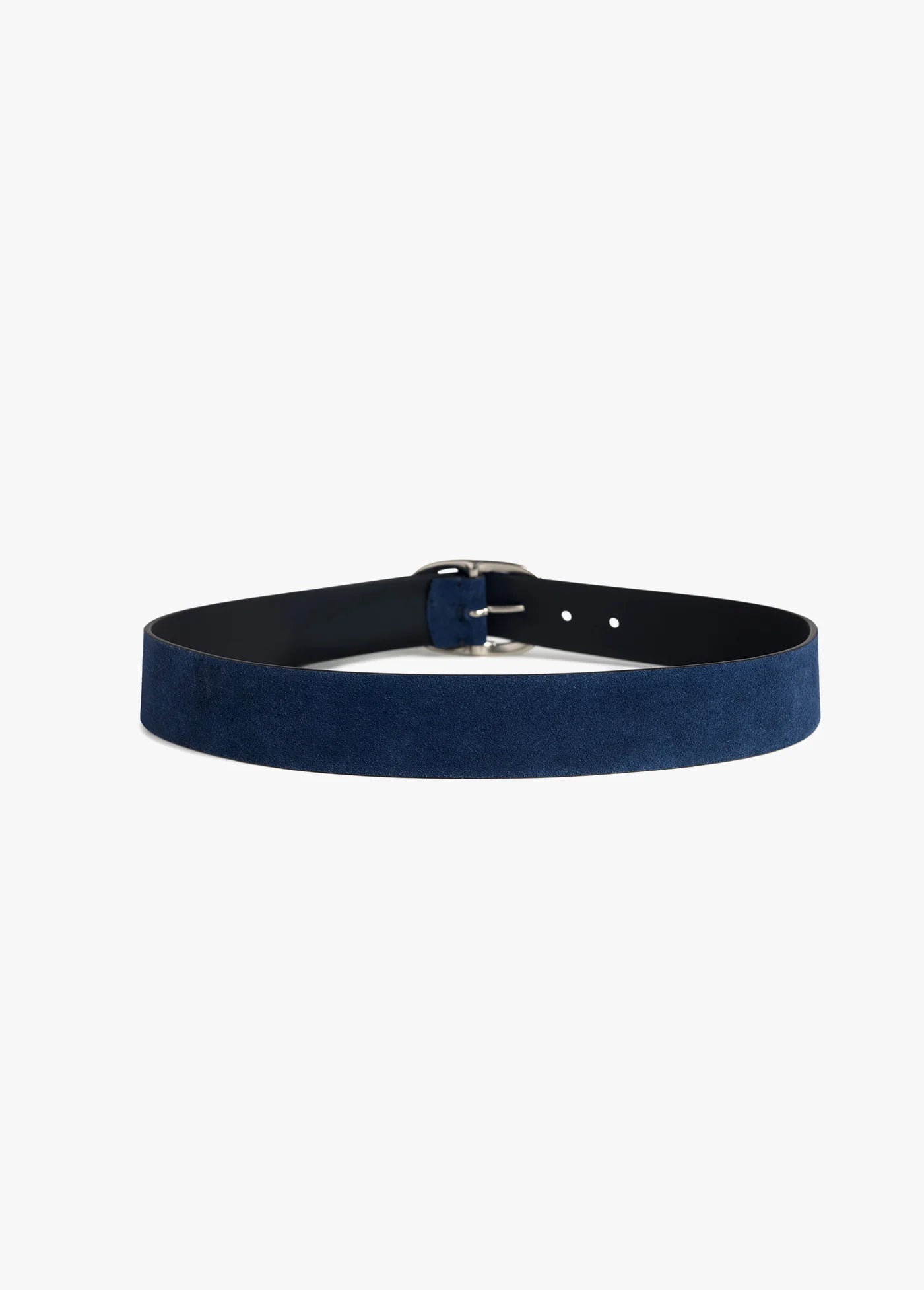THE SUEDE JEAN BELT - NAVY