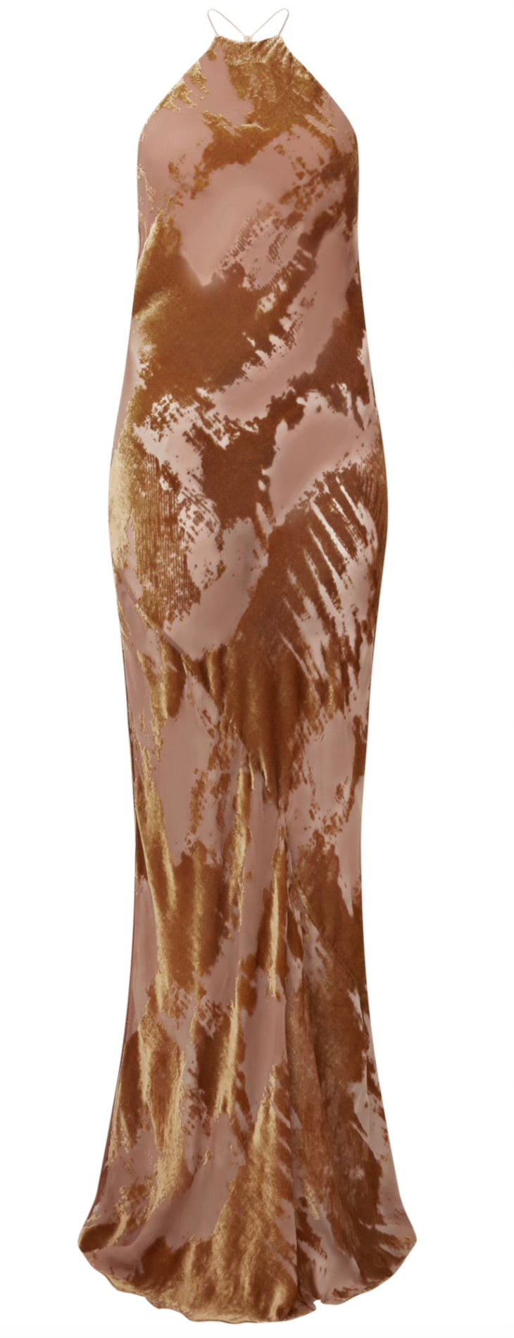 ANAIS VELVET DRESS - MOON SAND