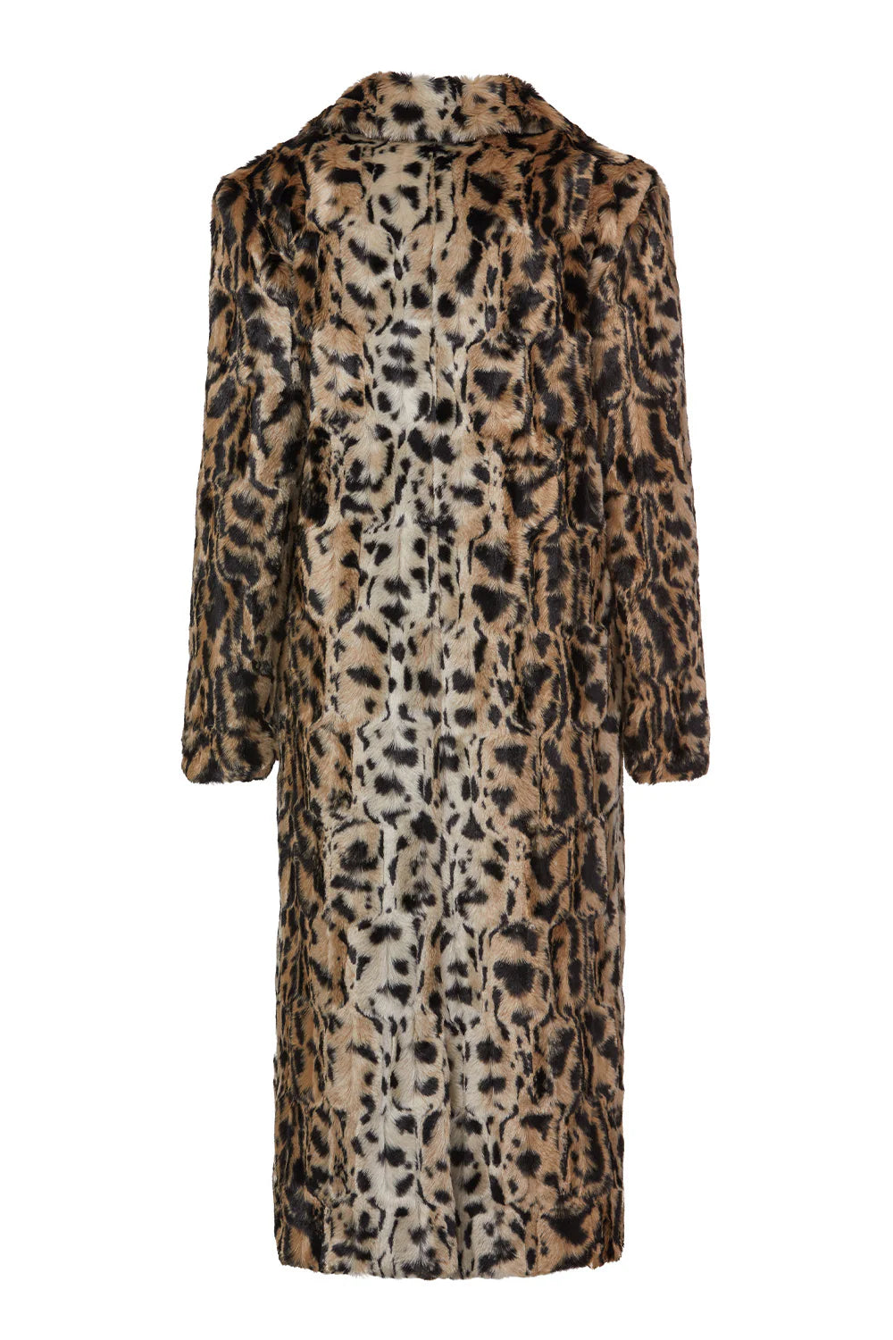 LONG SONG COAT - LEOPARD