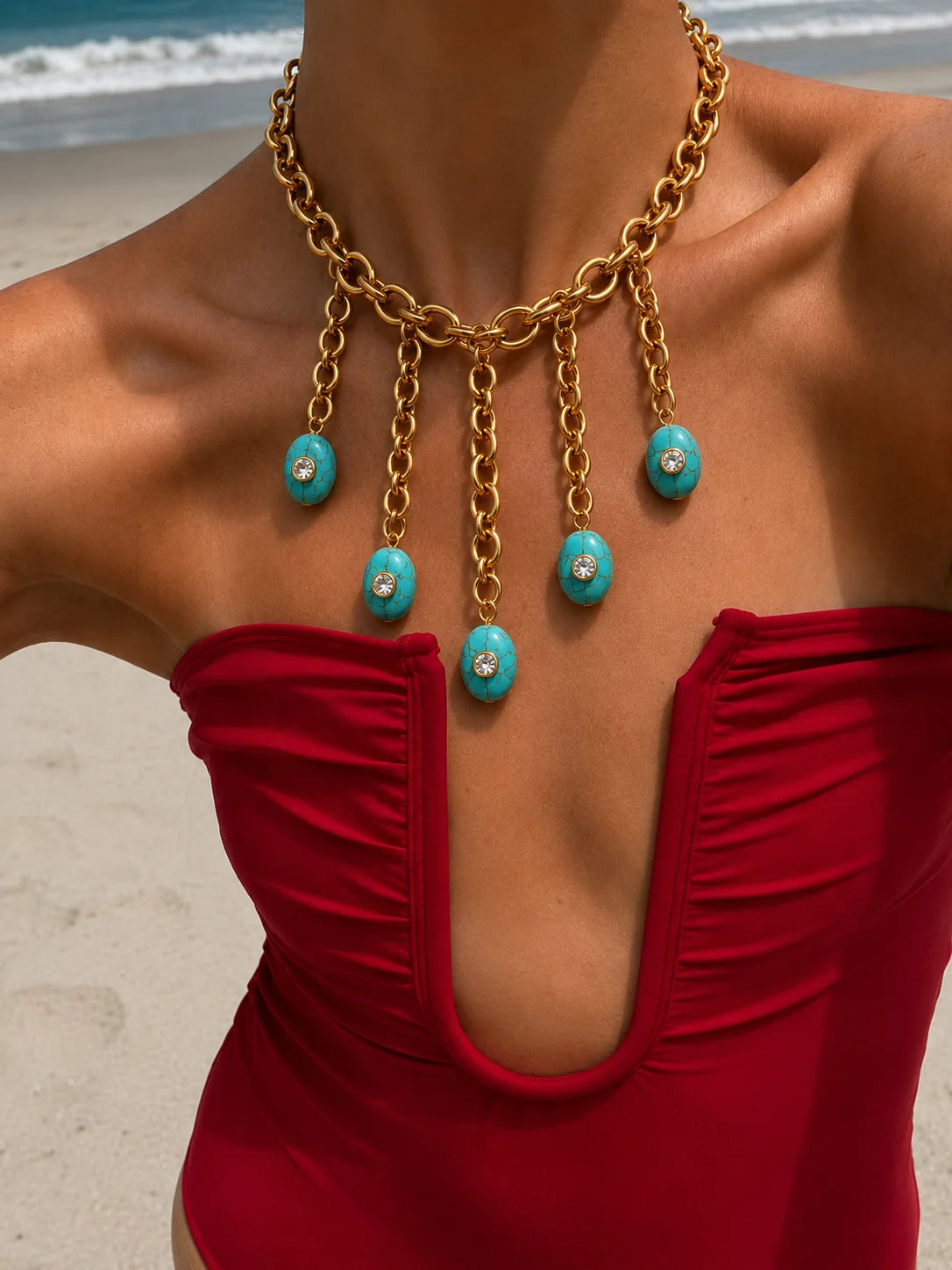 *PREORDER* AZZURA CASCADE TALISMAN NECKLACE