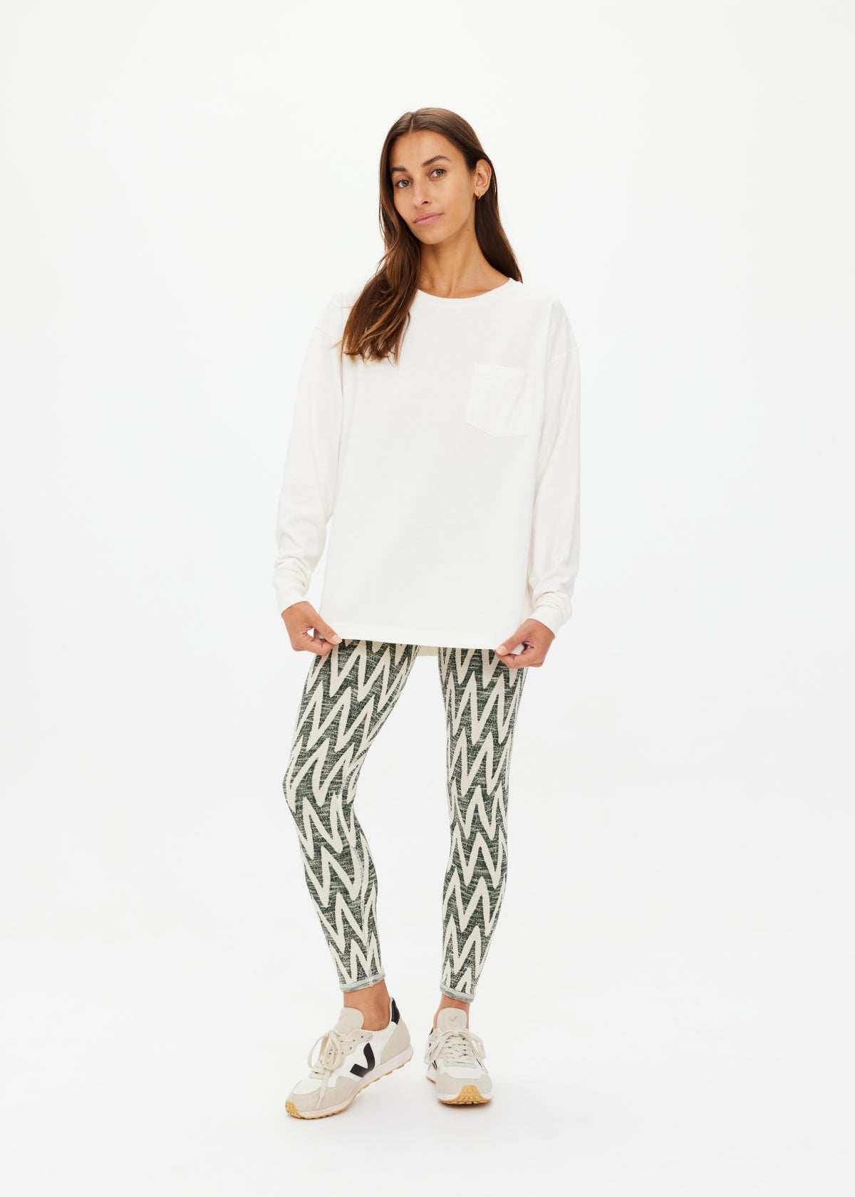 SOHO CARA LONG SLEEVE TOP - CREAME