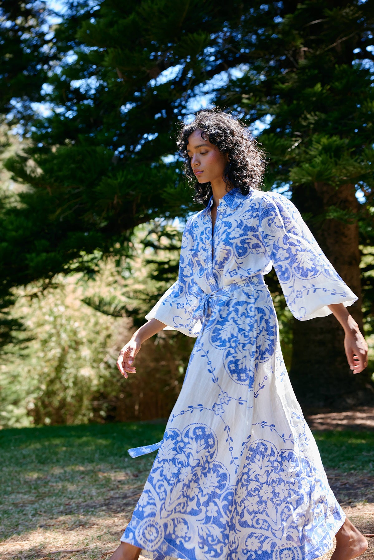 LUCILLE DRESS - ANTIQUE ROYAL