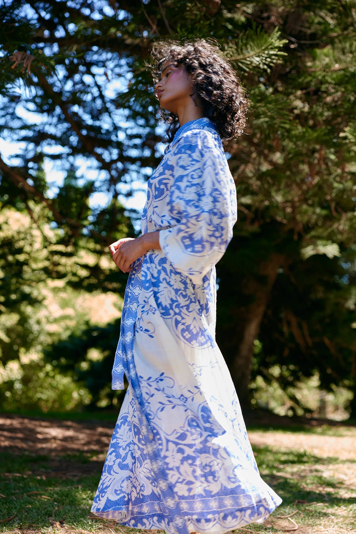 LUCILLE DRESS - ANTIQUE ROYAL