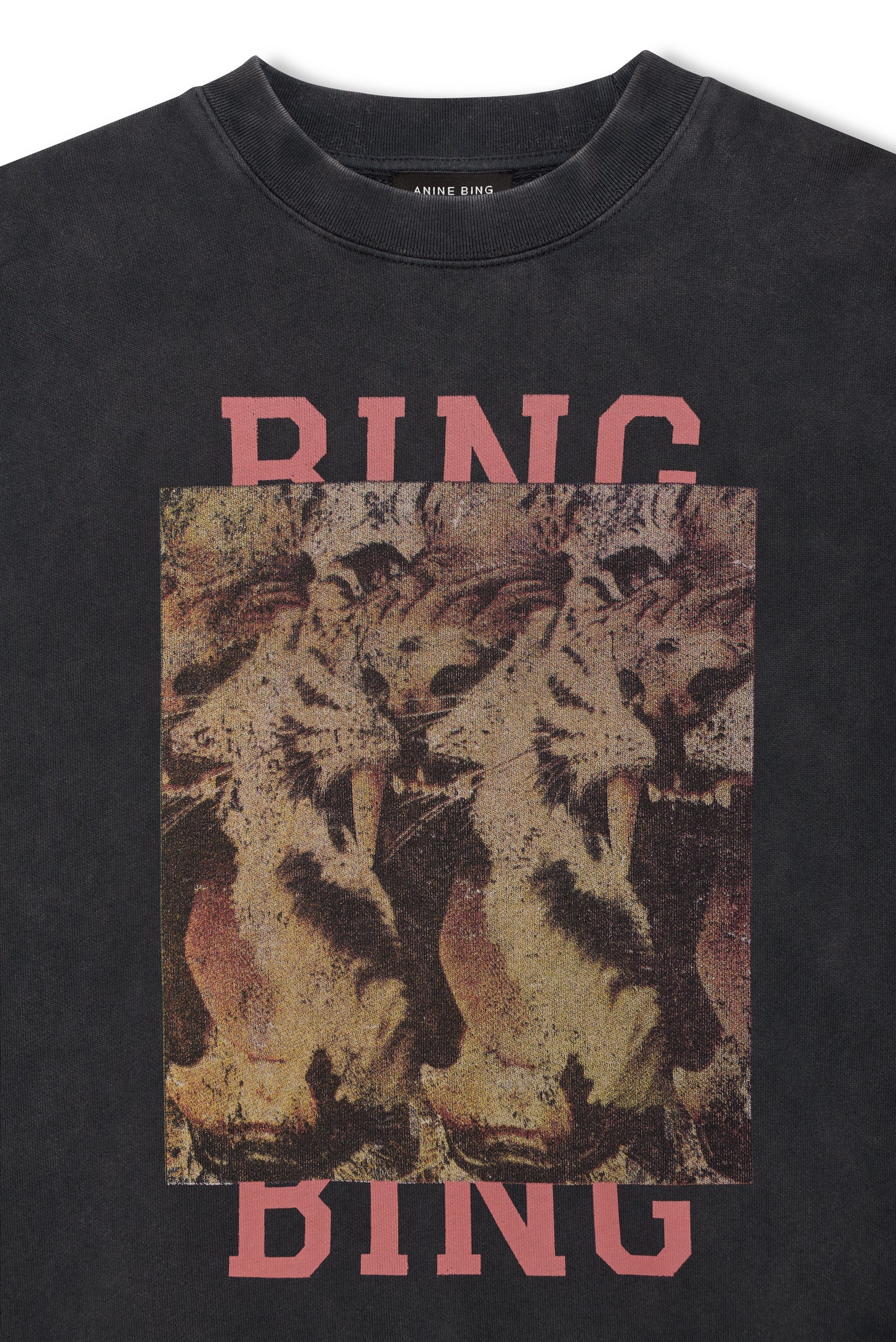 *PREORDER* MILES SWEATSHIRT TIGER BING - WASHED BLACK