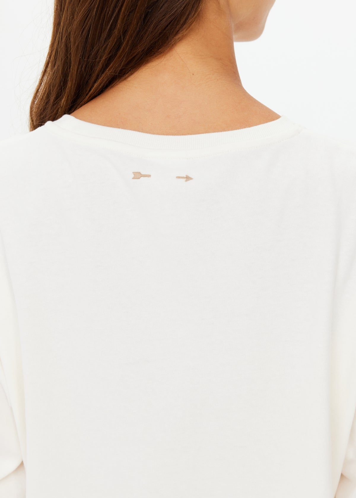 SOHO CARA LONG SLEEVE TOP - CREAME