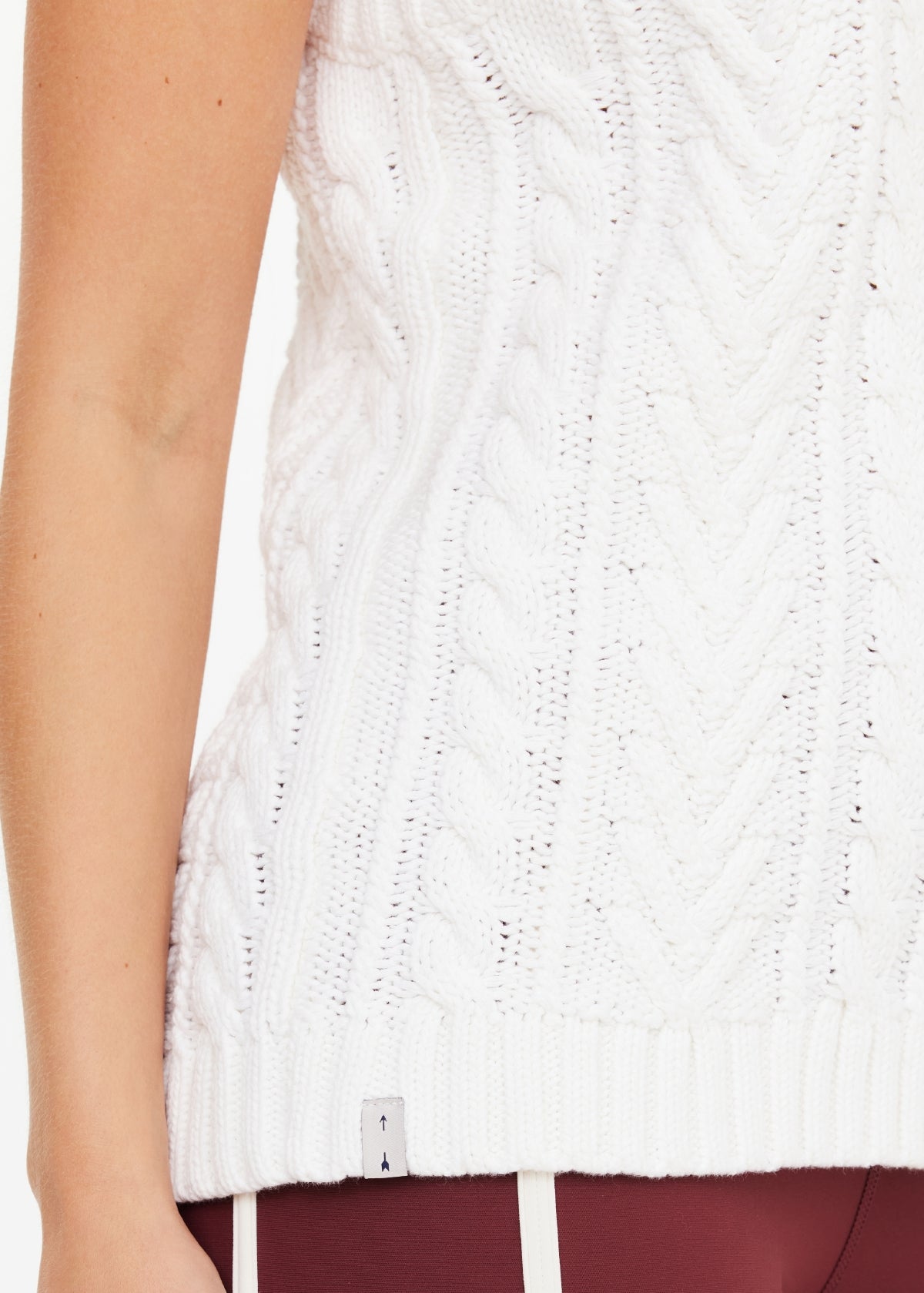 ESPADA HERMINA V NECK VEST - NATURAL