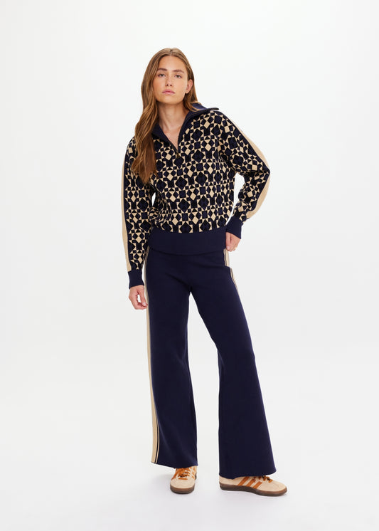 COSMO KAIRO HALF ZIP KNIT - GEO