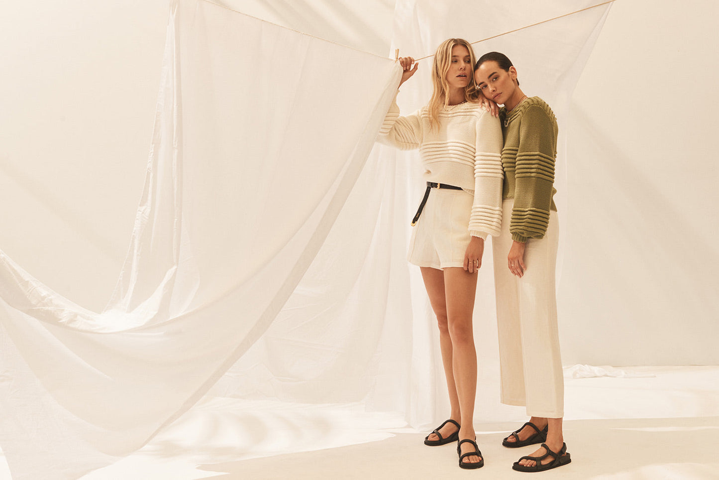 THE LIEKA KNIT JUMPER - OFF WHITE