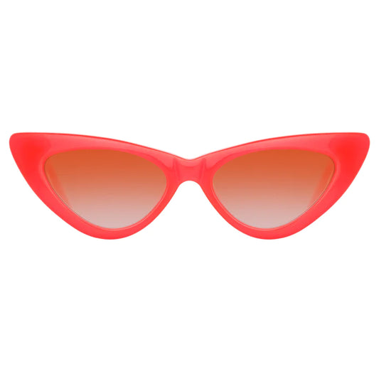 DORA D-FRAME SUNGLASSES - NEON PINK
