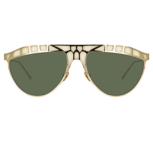 HUSTON AVIATOR SUNGLASSES - GOLD