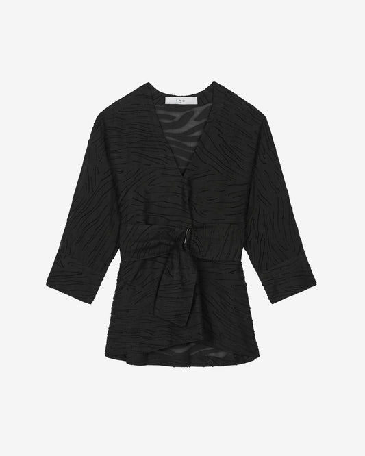 NUZANA MINI DRESS - BLACK