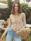 TOULOUSE CARDIGAN - ALMOND