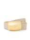 *PREORDER* MILOU BELT-  IVORY CROC EMBOSSED