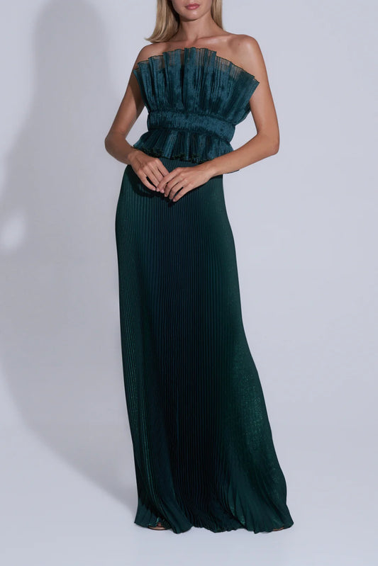 *PREORDER* MASQUERADE TOP - PINE SHIMMER