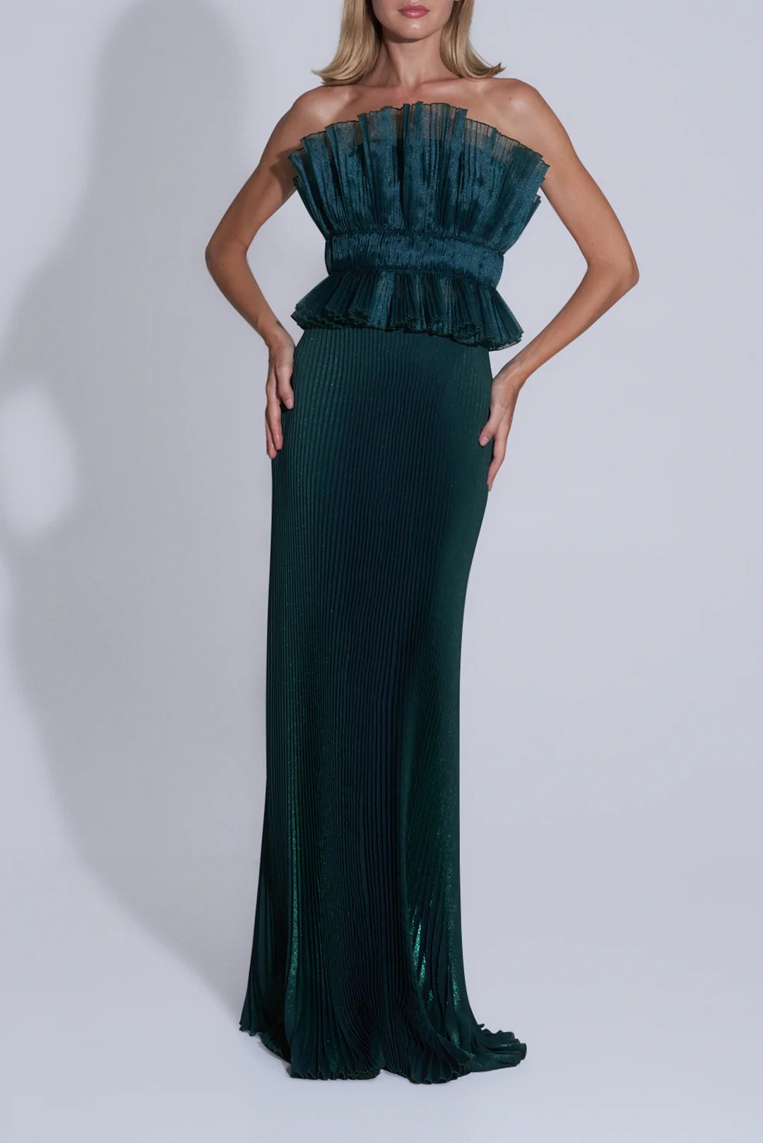 *PREORDER* MASQUERADE TOP - PINE SHIMMER