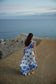 PIPPA DRESS - MEDITERRANEAN/FOAM