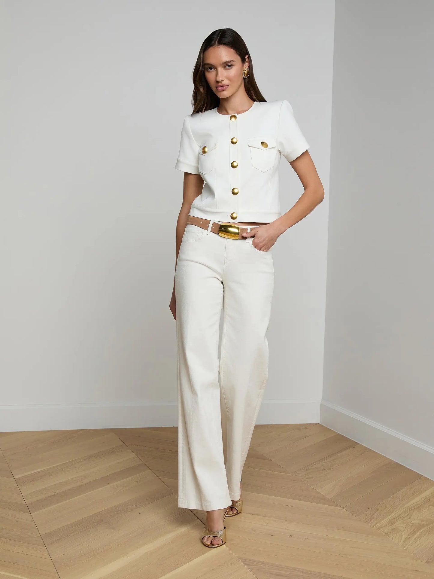 NAWA SHIRT JACKET - WHITE