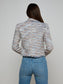 MARV TWEED BLAZER - BLUE/BEIGE