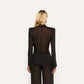 ROUVIER BLAZER TOP - BLACK