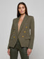 KENZIE BLAZER - DEEP OLIVER/HOUNDSTOOTH