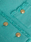SYLVIA TWEED JACKET - AQUA/NICKEL