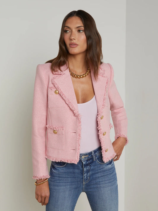 SYLVIA JACKET - PALE PINK