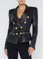 *PREORDER* OTTILIE LEATHER JACKET - BLACK