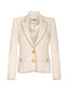WYLLA BLAZER - ECRU/BISCUIT