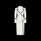 *PREORDER* IRENE LONG COAT COAT - IVORY/BLACK