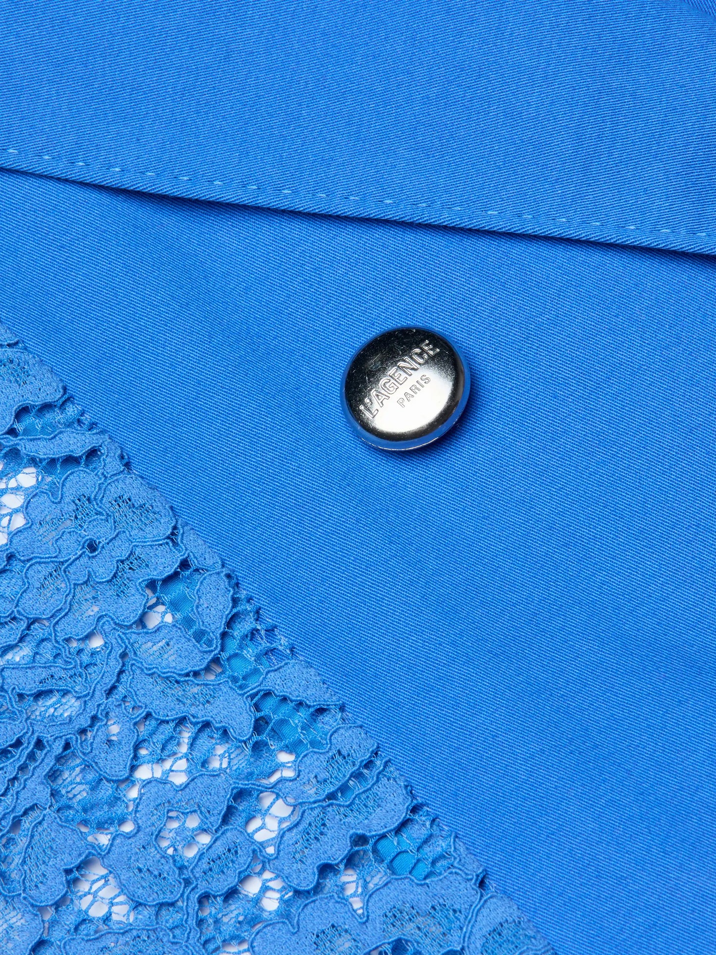 AMATA LACE TRENCH REGATTA BLUE
