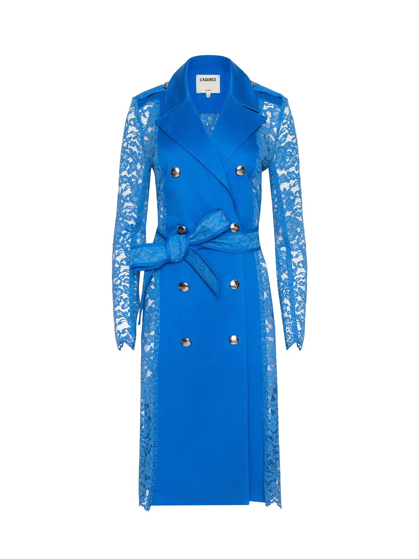 AMATA LACE TRENCH REGATTA BLUE