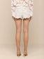 LAINA EYELET SHORT - IVORY