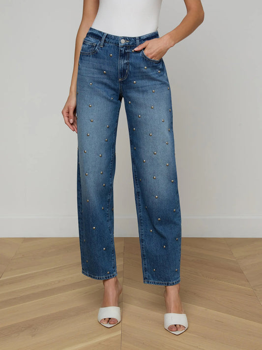 BEX STUDDED RODEO JEAN - SOLVANG
