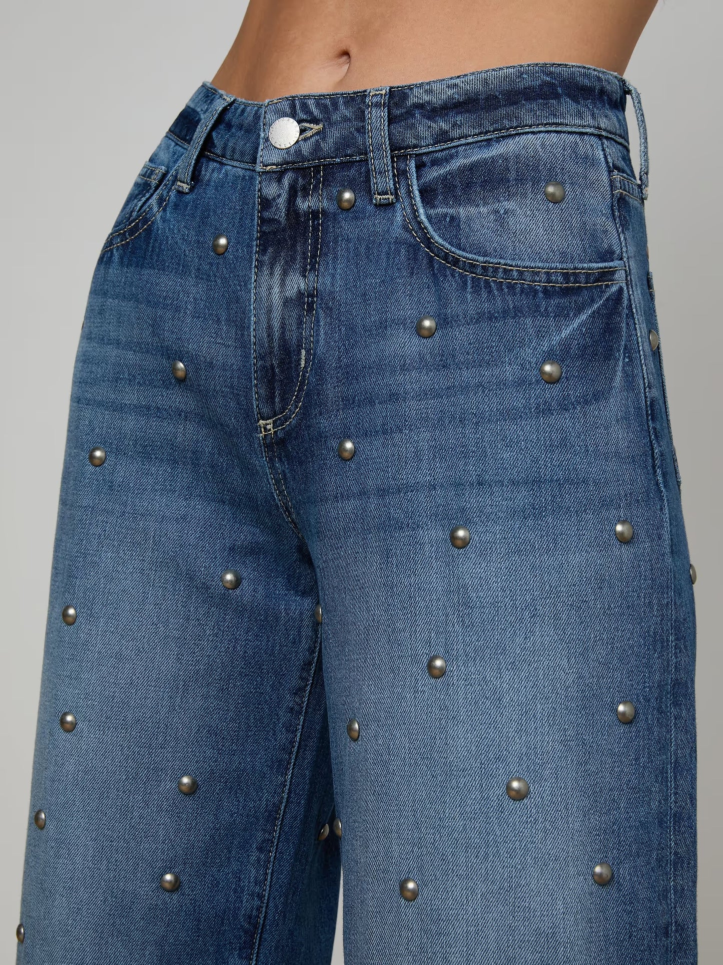 BEX STUDDED RODEO JEAN - SOLVANG