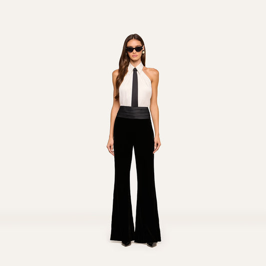 *PREORDER* PRUDENCE CUMMERBUND TROUSER - BLACK