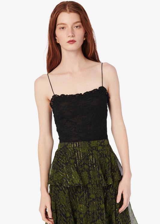 *PREORDER* DOLORES LACE BODYSUIT - BLACK