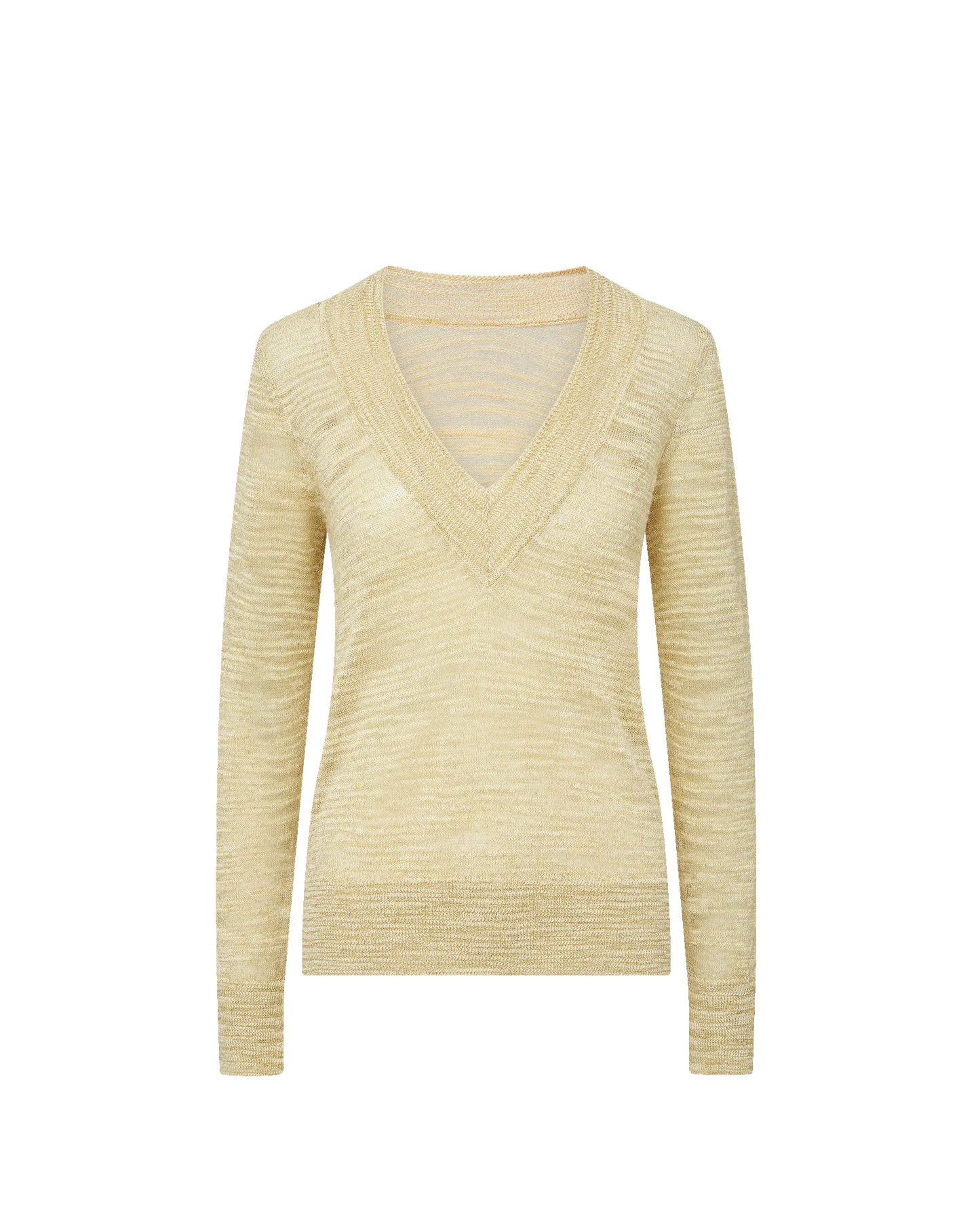 COLETA V-NECK SWEATER - LIGHT PISTACHIO
