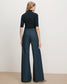 LEDGER WIDE-LEG PANT - INDIGO/COPPER